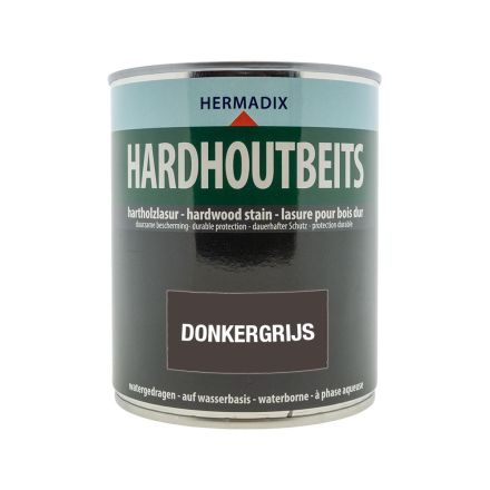 Hermadix Hardhoutbeits - Donkergrijs