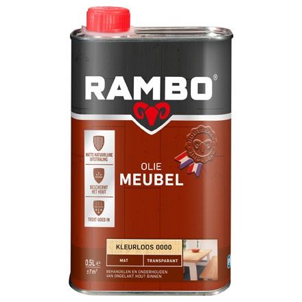 Rambo Meubel Olie Transparant Mat