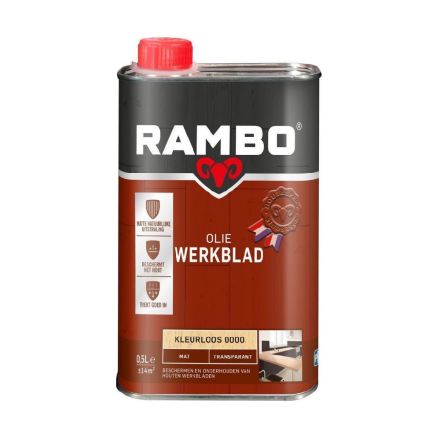 Rambo Werkblad Olie Transparant Mat