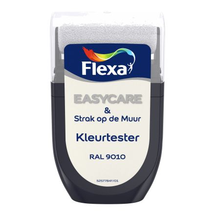 Flexa Strak op de Muur Tester Ral 9010 30ml