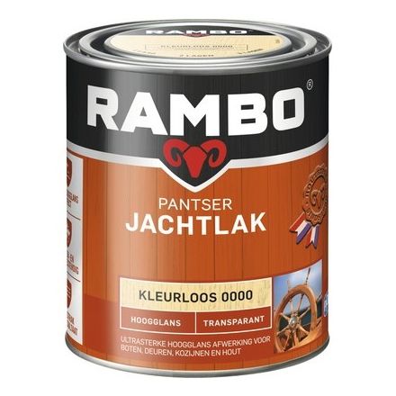 Rambo Pantser Jachtlak Transparant - Hoogglans