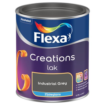 Flexa Creations Lak Zijdeglans - Industrial Grey