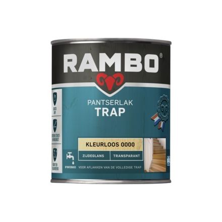 Rambo Pantserlak Trap Transparant - Zijdeglans