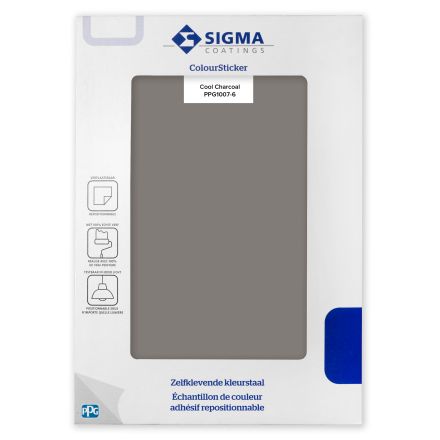 Sigma Colour Sticker - 1007-6 Cool Charcoal