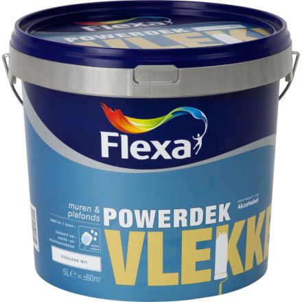 Flexa Powerdek Vlekken Muurverf - Wit 