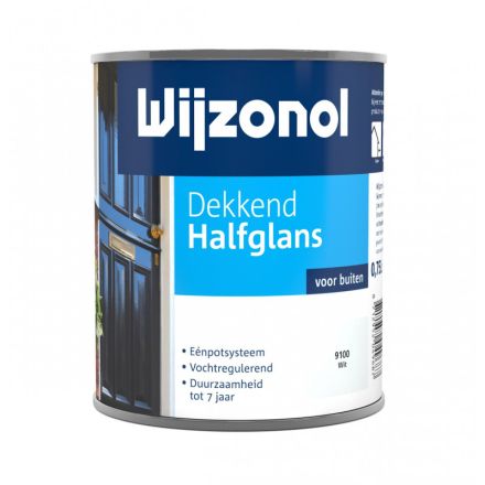 Wijzonol Dekkend Halfglans - 750 ml