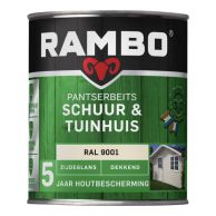 Rambo Pantserbeits Schuur & Tuinhuis Zijdeglans Dekkend - Ral 9001