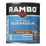 Rambo Pantserbeits Deur & Kozijn Hoogglans Transparant - Teakhout 750 ml