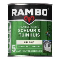 Rambo Pantserbeits Schuur & Tuinhuis Zijdeglans Dekkend - Ral 9010