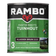 Rambo Pantserbeits Tuinhout Dekkend - Klassiek Bruin