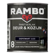 Rambo Pantserlak Deur & Kozijn Hoogglans Dekkend - Diepzwart