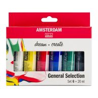 Amsterdam Standard Series acrylverf algemene selectie set | 6