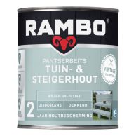 Rambo Pantserbeits Tuin & Steigerhout Zijdeglans - Wilgen Grijs 750 ml