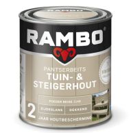 Rambo Pantserbeits Tuin & Steigerhout Zijdeglans - Poeder Beige 750 ml