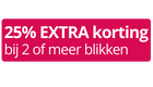 25% korting 25% korting